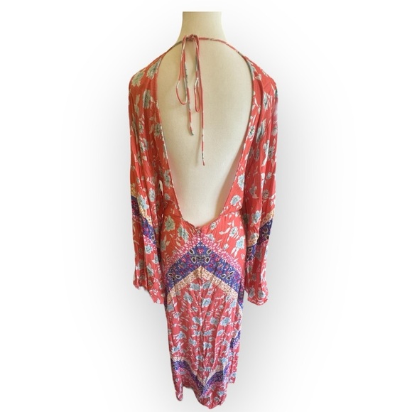 Lovers + Friends Better Vibes Kimono Dress Sz Small Fairy Wistful Romantic Boho - Picture 4 of 10